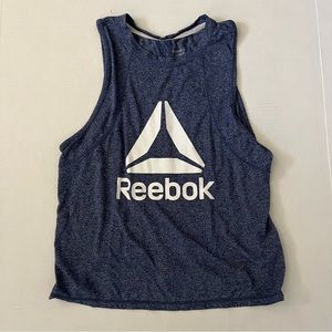 🎉6/$26🎉 REEBOK Blue Tanktop with Open Back